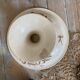 Sepia ironware compote dish, antique fruit bowl.