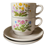 Vintage stoneware cups