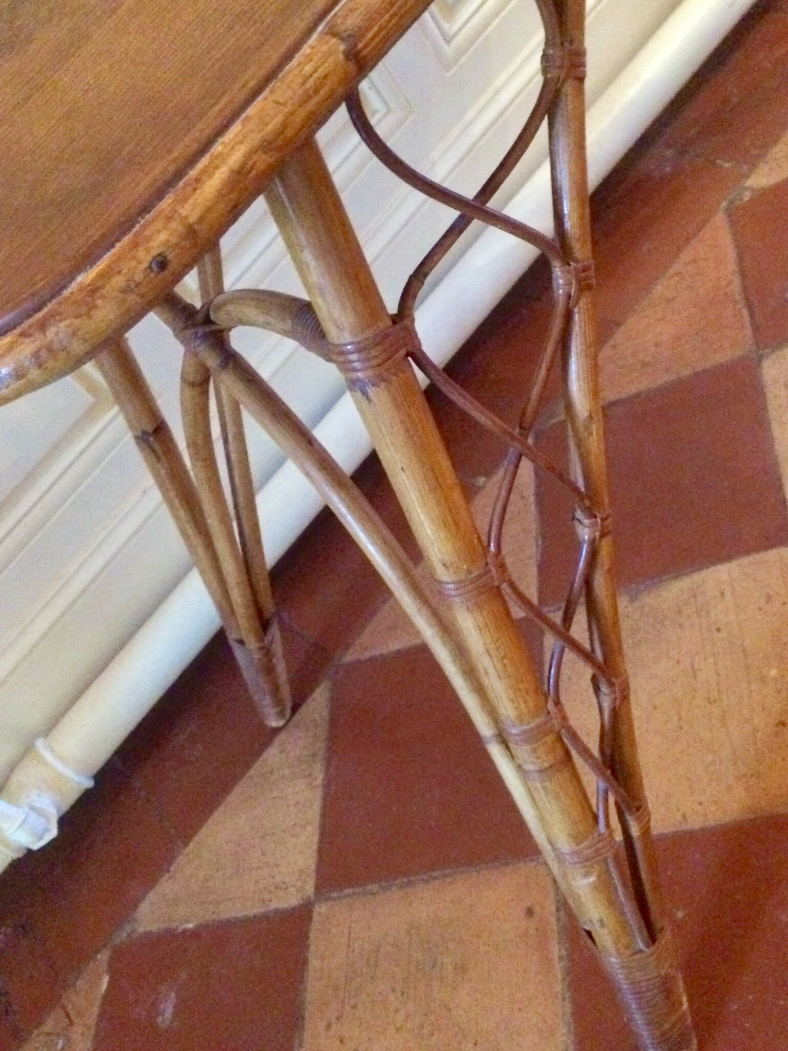 Rattan dressing table