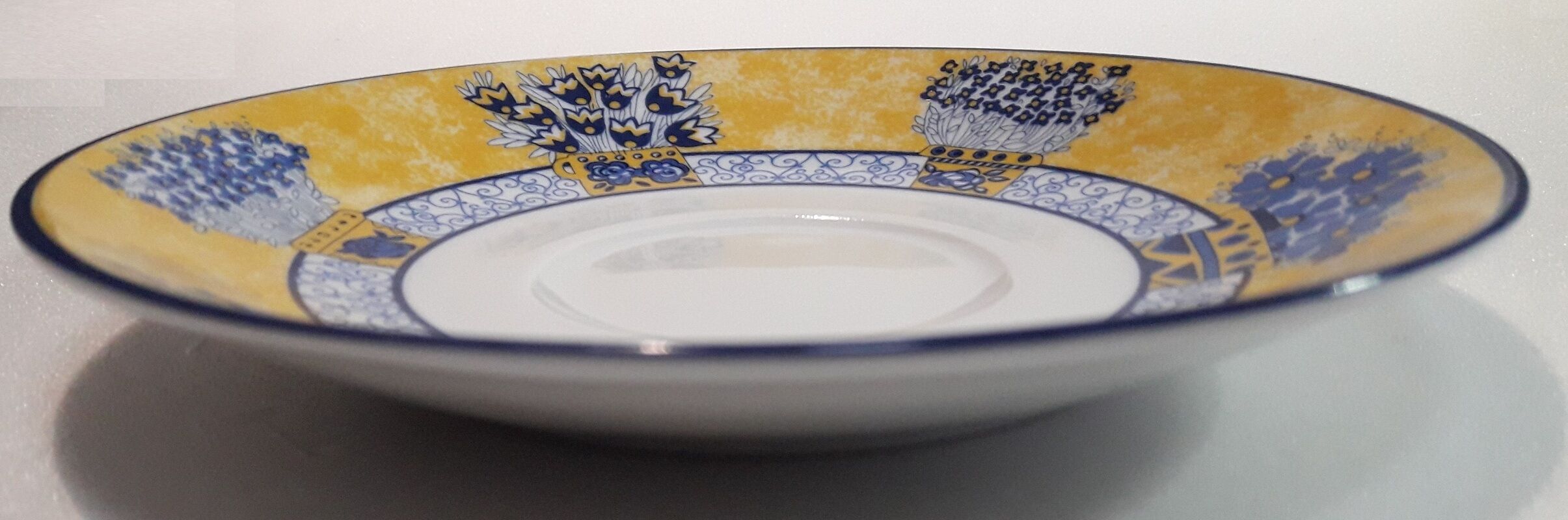 Cup saucer, breakfast Limoges porcelain of Sologne tea