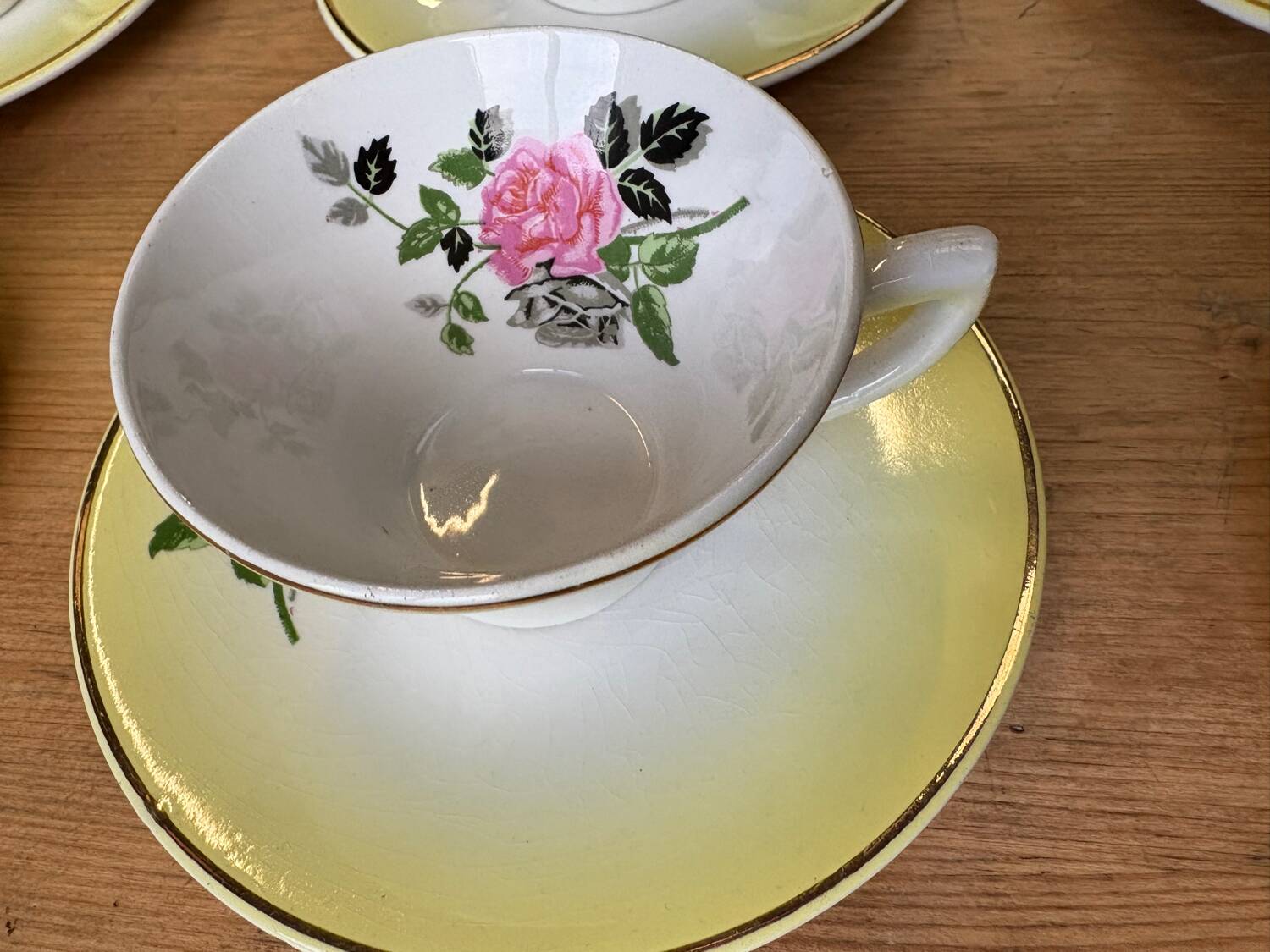 Vintage coffee service Sarreguemines "Bernard"