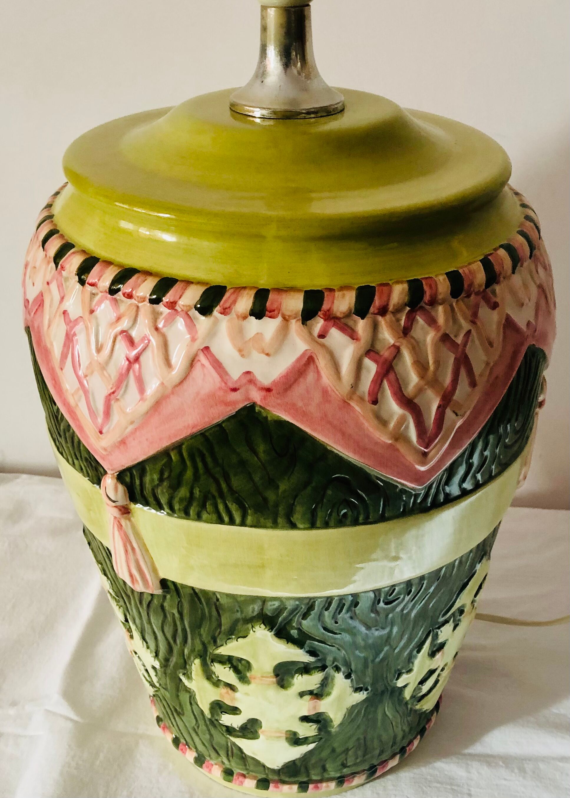 Colorful vintage lamp