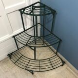 Old florist shelf door metal plants