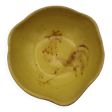 Ceramic bowl with rooster decoration signed