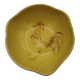 Ceramic bowl with rooster decoration signed
