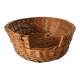 Woven wicker cat basket