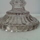 Former candlestick in press-molded glass late 19th