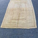 Tapis de jute scandinave rectangulaire naturel 160x230cm