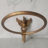 Brass swan head towel rack