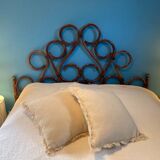 Rattan headboard