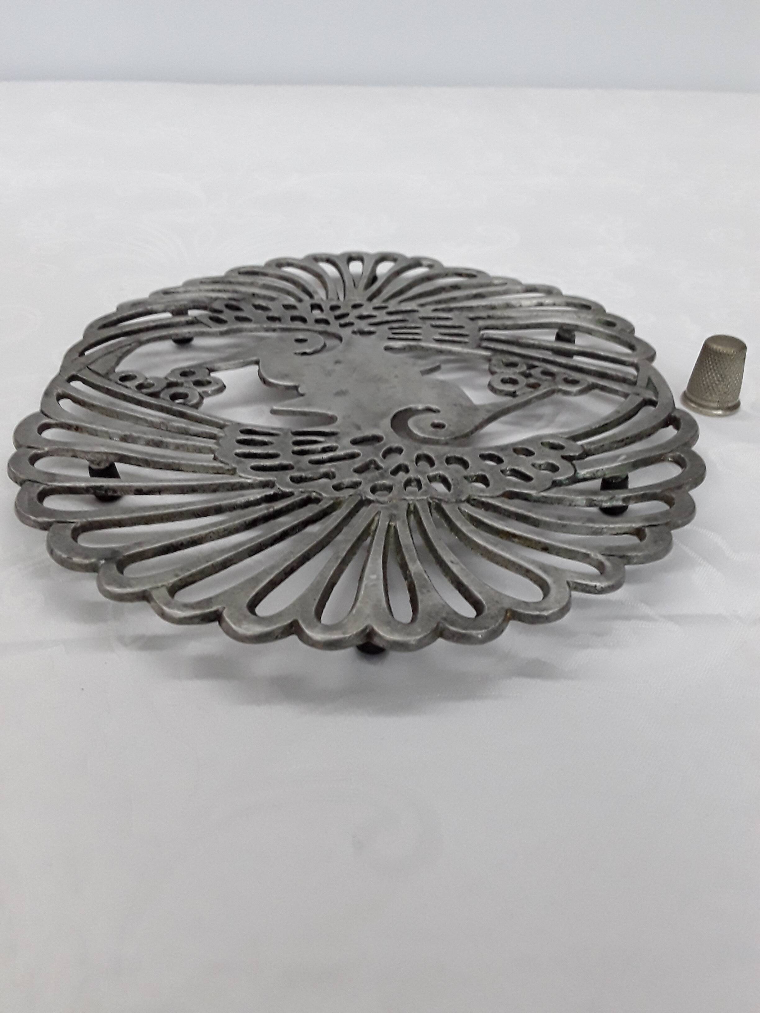 pewter trivet