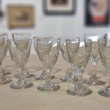 Set of 12 digestive glasses