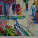 Oil painting by Onesta Franck