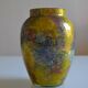 Vase signed "Laque Line" by Jean Noel Bouillet H: 16 cm