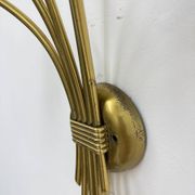 Mid-century brass wall light sconce, 1950s