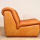 De Sede DS-85 daybed and lounge chair in cognac leather, 1960s