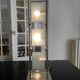 chrome and glass table lamp