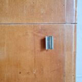 Bedside wood compass feet