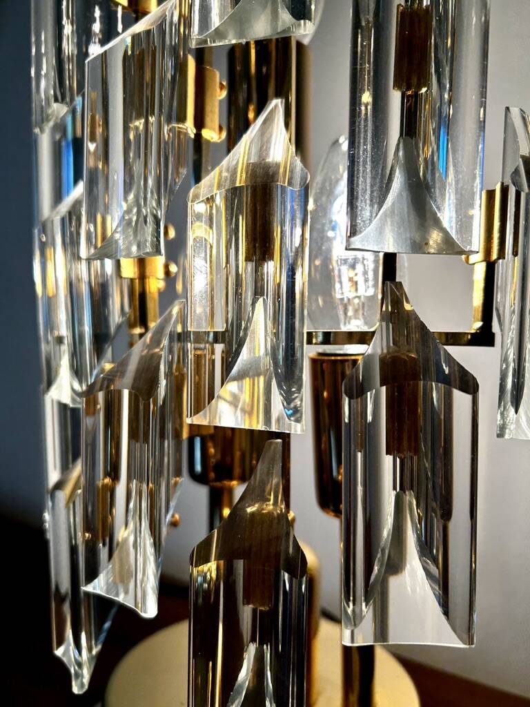 Lampe Oscar Torlasco pour Stilkronen, Murano Italie 1970