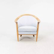 Vintage Scandinavian sky blue armchair – Bertil Fridhagen – 1960s