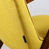 Yellow tweed bunny armchair