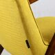 Yellow tweed bunny armchair
