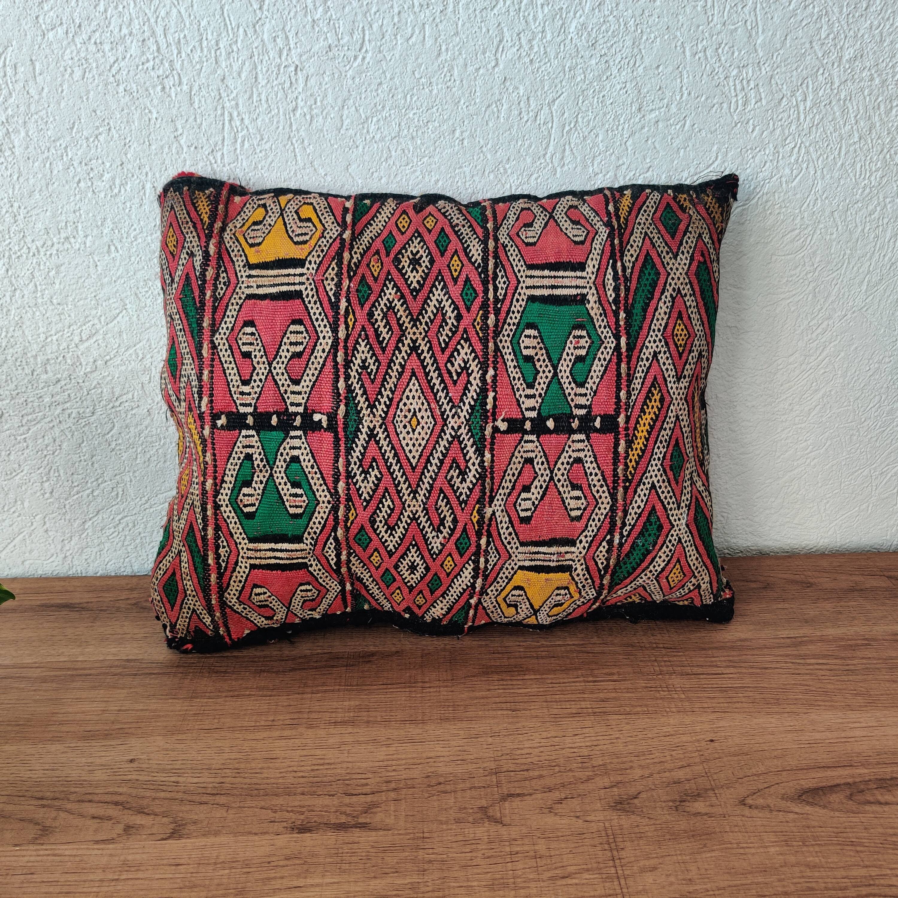 Vintage Moroccan Kilim Berber Cushion