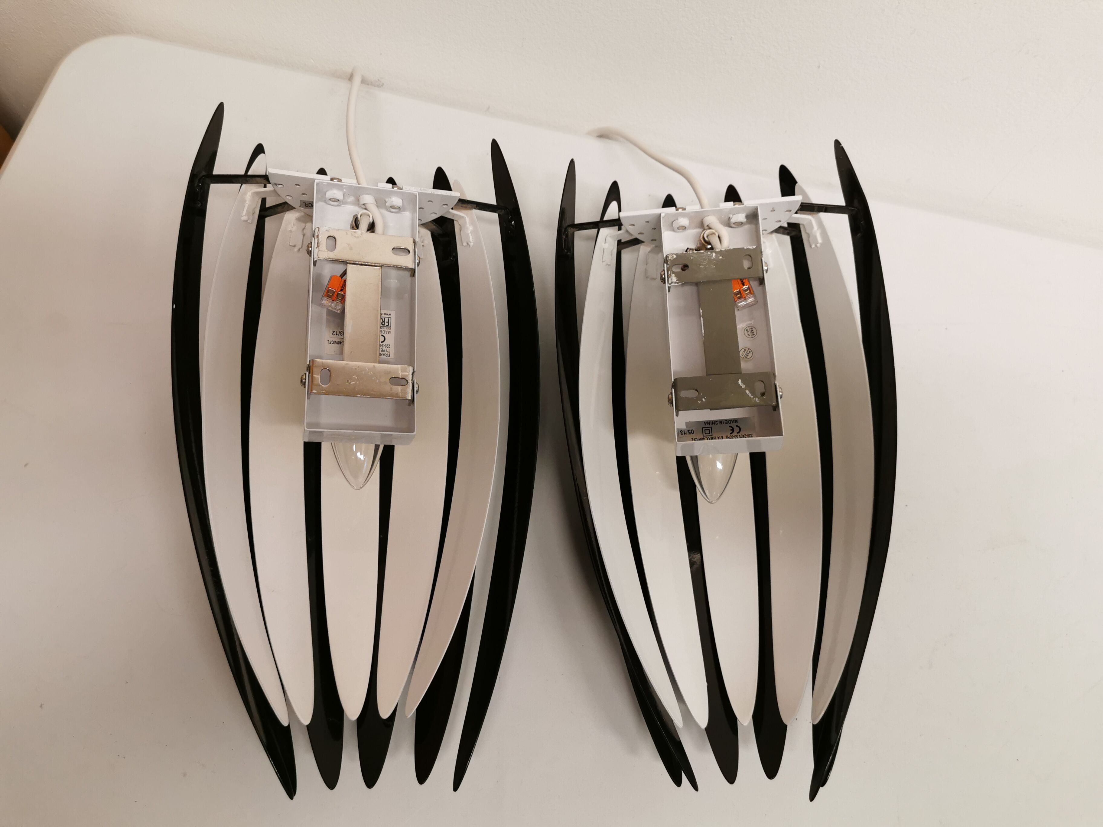 Wall lamps, model JAWS, type 4182 for Frandsen Lightning A/S. With solid metal "teeth"