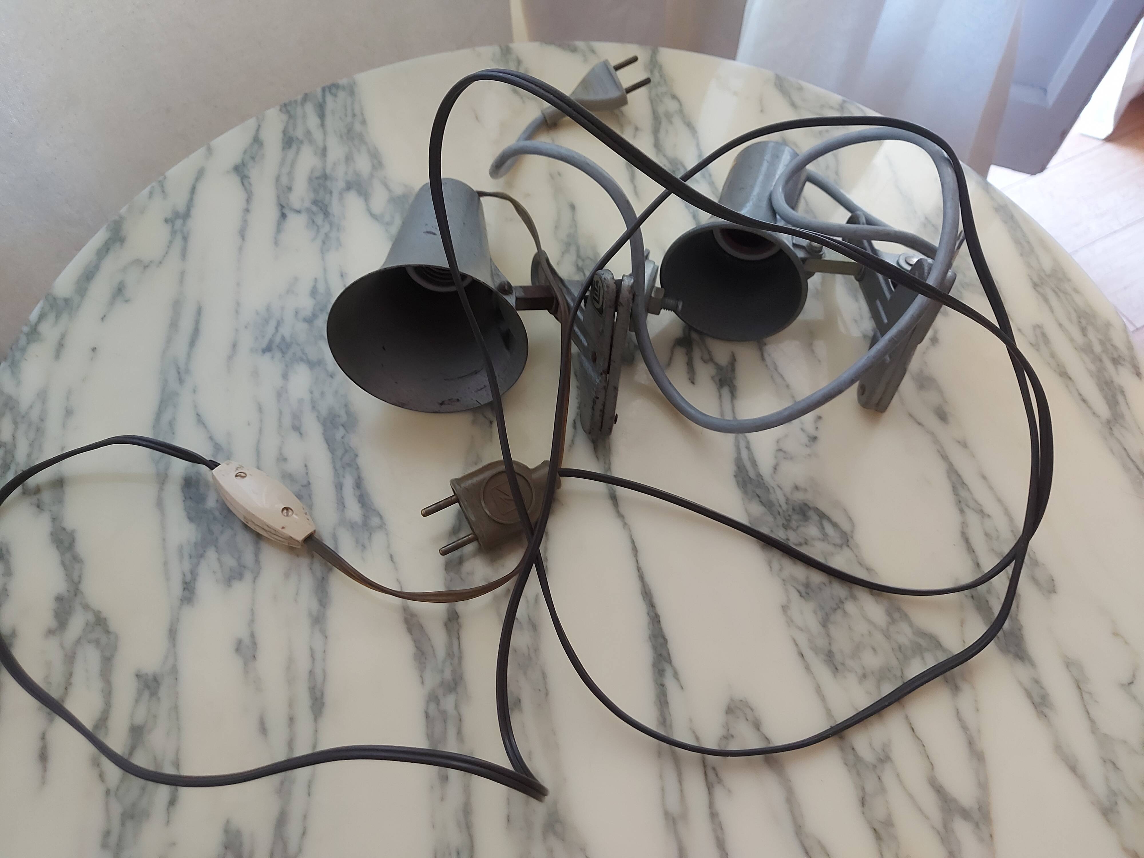 Two vintage spots with pliers Lita