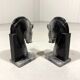 Marble bookends horse heads 1960’s