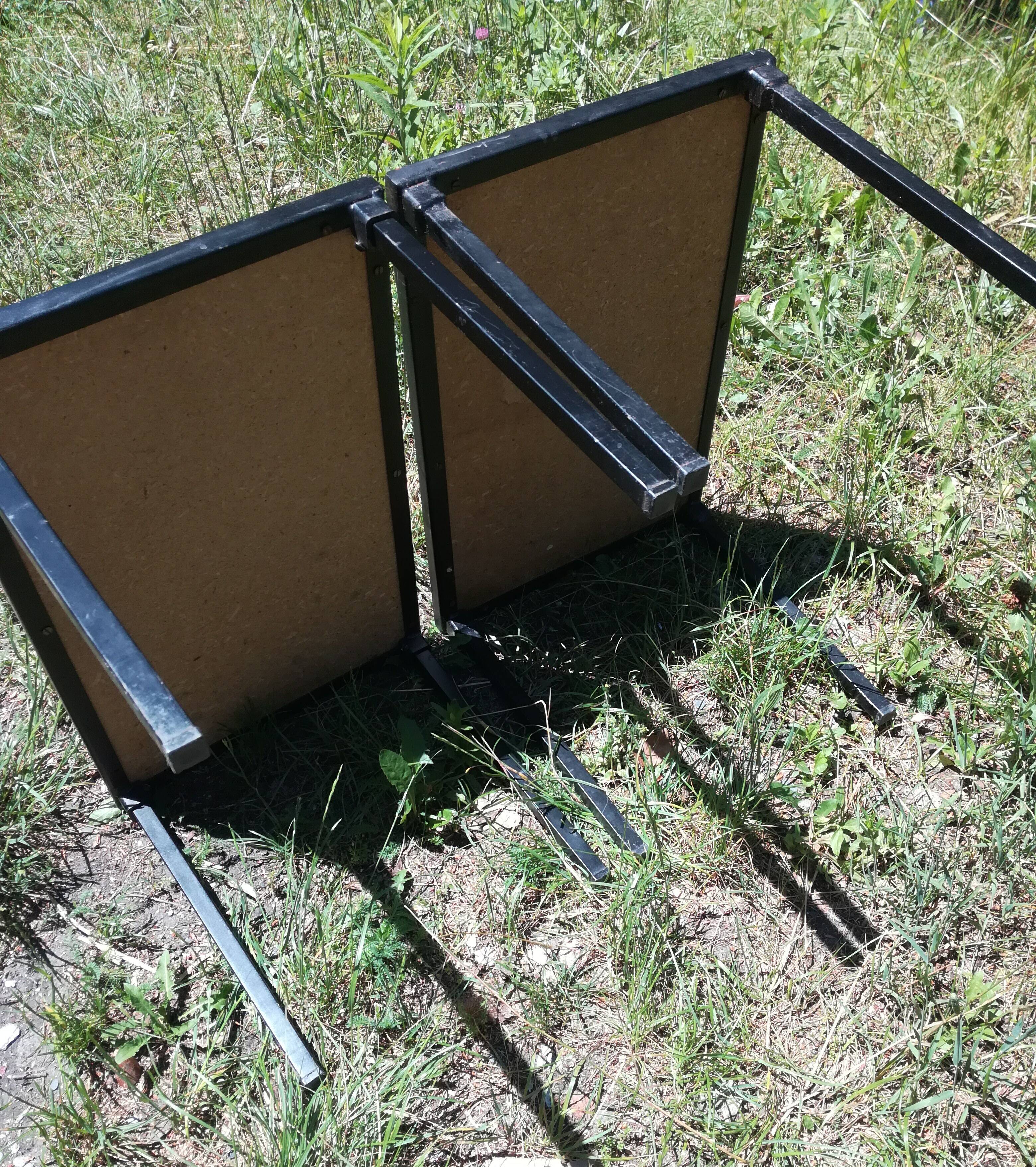 Two 70's ceramic coffee tables