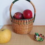 Children's woven straw basket