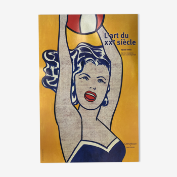 Poster roy lichtenstein girl with ball / l'art du xxe siècle, 2005