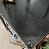 Vintage boarding school bedside table