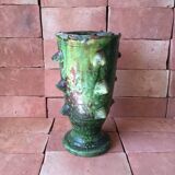 TAMEGROUTE POTTERY VASE IN GLAZED TERRACOTTA