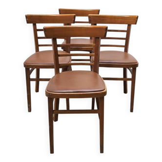 Set of 4 TON bistro chairs