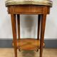 Oval bouillotte table