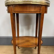 Table bouillotte de forme ovale