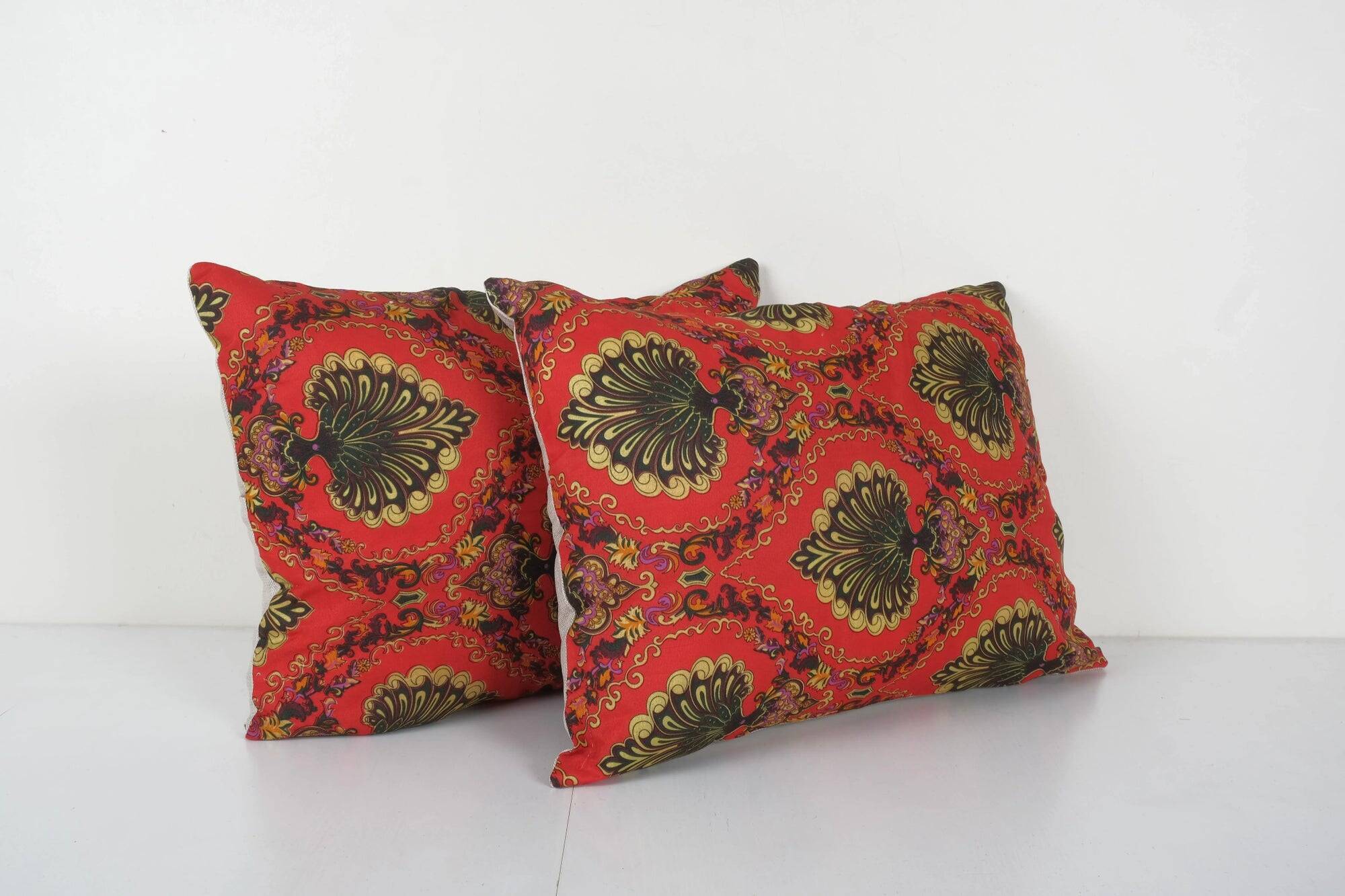 Set of 2 vintage Turkish cushion covers 43x61 cm