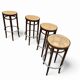 4 x Thonet 82/204 RH stool Height 80 Width 45 cm Price / set of 4 thonet