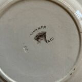 Mismatched set of 6 old flat plates