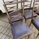 6 chaises meclchiorre bega pour ponti circa 60s