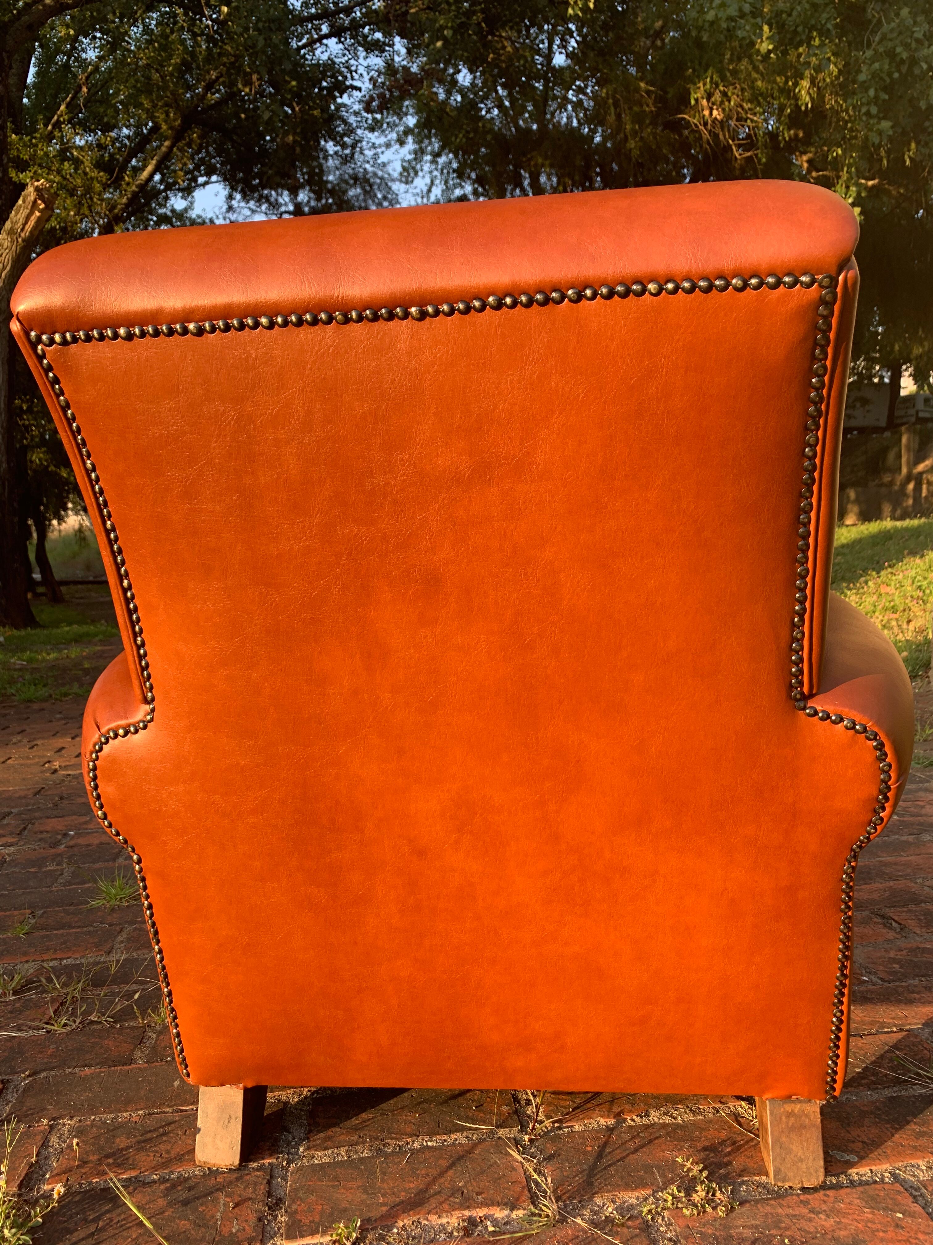 Fauteuil club restauré