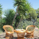 Vintage wicker chairs and table