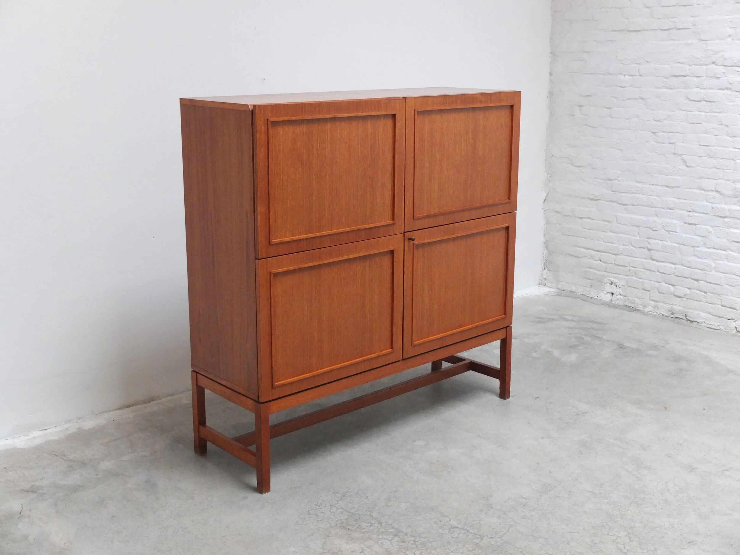 Decorative bar cabinet by Oswald Vermaercke for V-Form, 1966