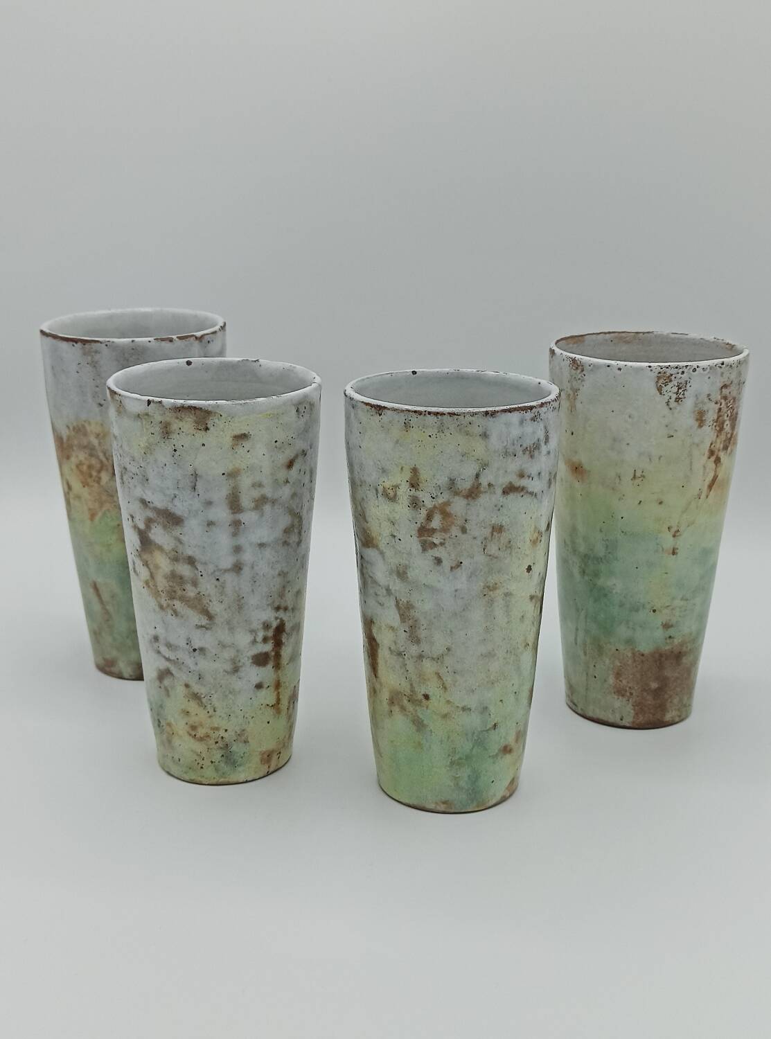 Vintage ceramic cups - Alexandre Kostanda - Vallauris