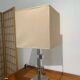 Vintage space age modernist chrome lamp circa 1970