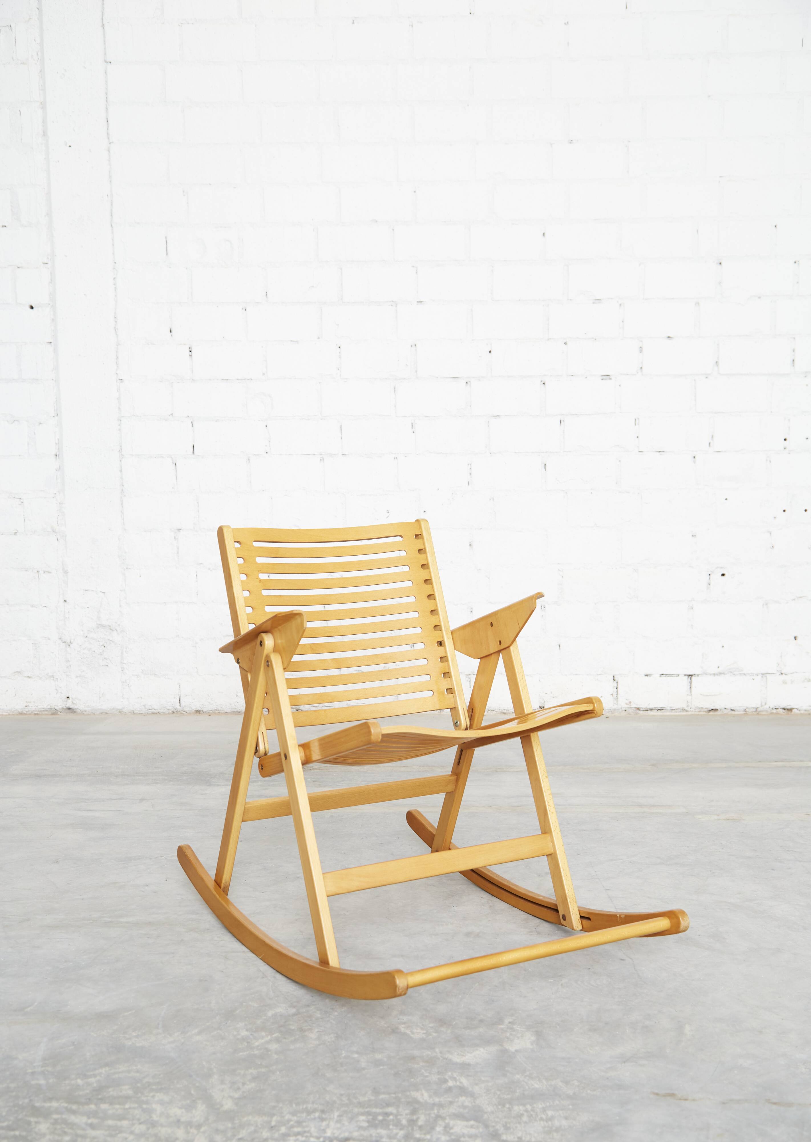 Niko Kralj Rex Rocking Chair for Stol Kamnik, 1958