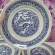 set of 4 flat plates ironstone