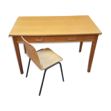 Former desk administrative years 60 with chair